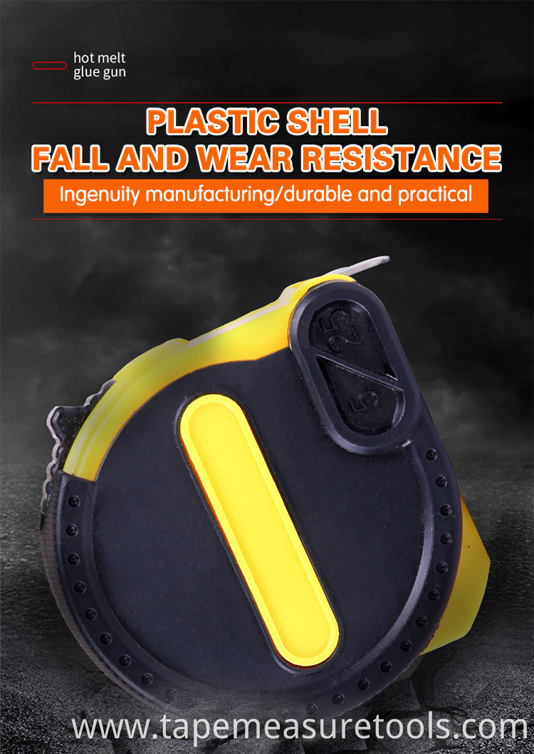 portable professional rubber coat wholesale 5m tape measure